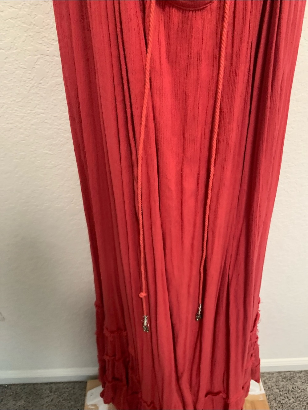 Free People Red Halter Maxi Dress - Picture 6 of 10